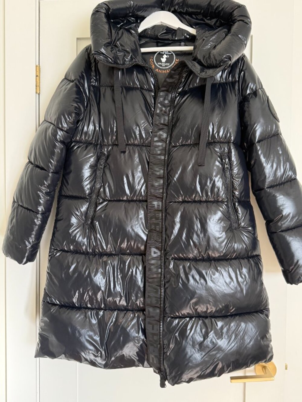 Save The Duck Puffer Jacket - Black - Size 2/M - Picture 5 of 11